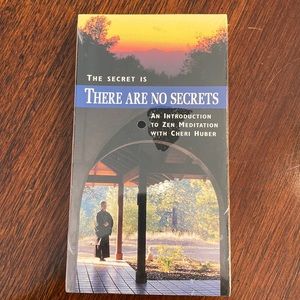 There are No Secrets Zen Meditation Cheri Huber Vintage VCR/VHS Video Sealed